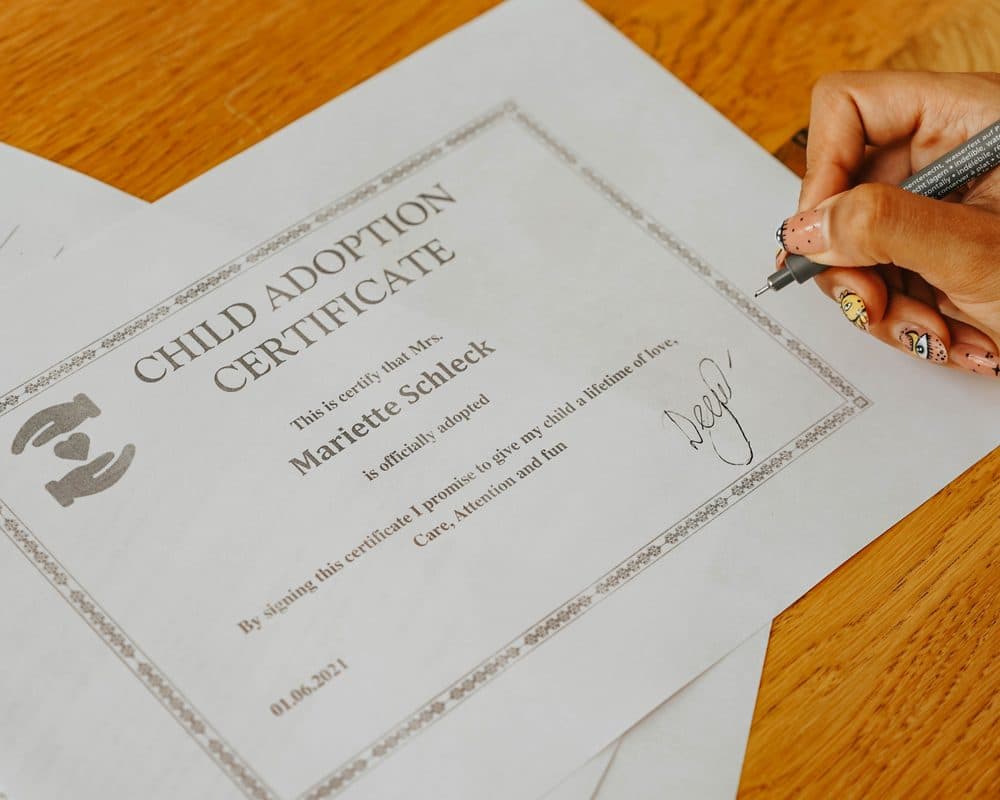 Certificat de vie